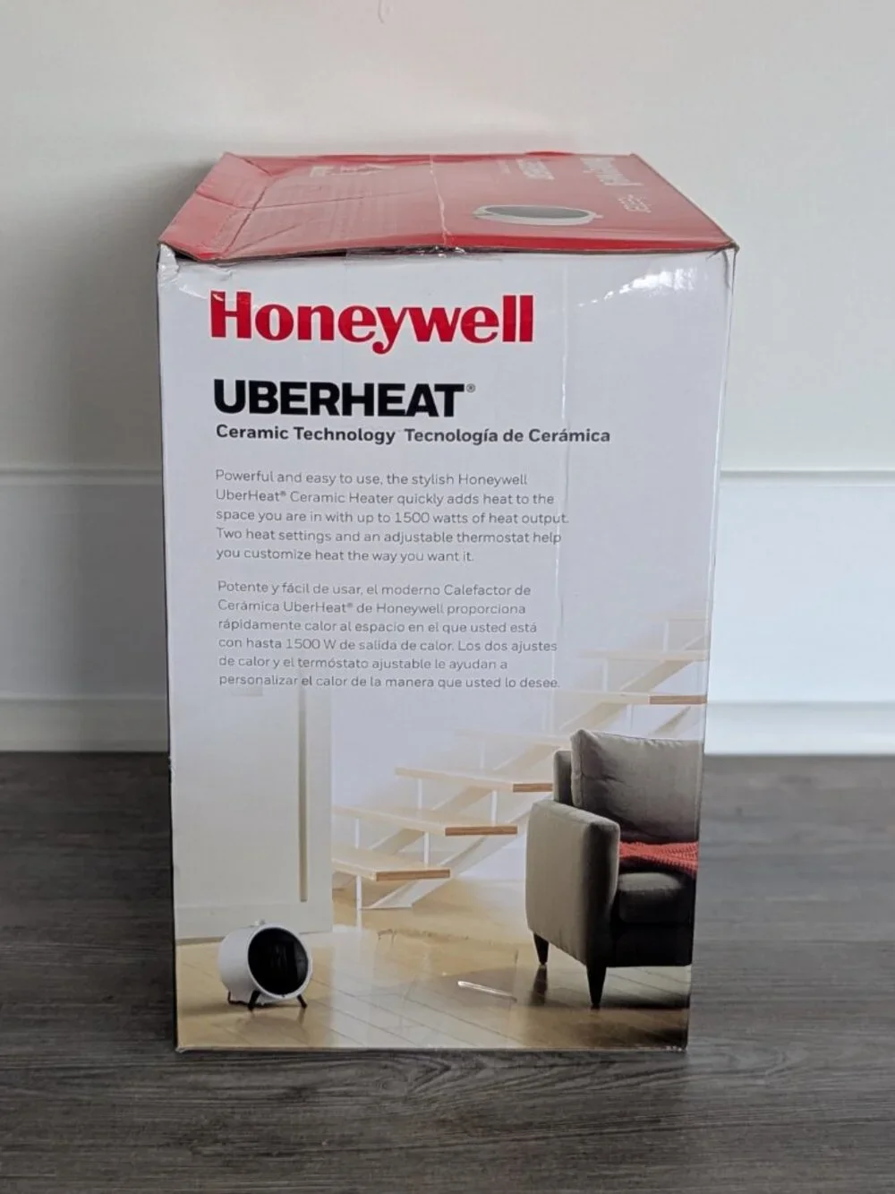 Honeywell UberHeat Ceramic Personal Heater - White, HCE200W - Picture 3 of 5
